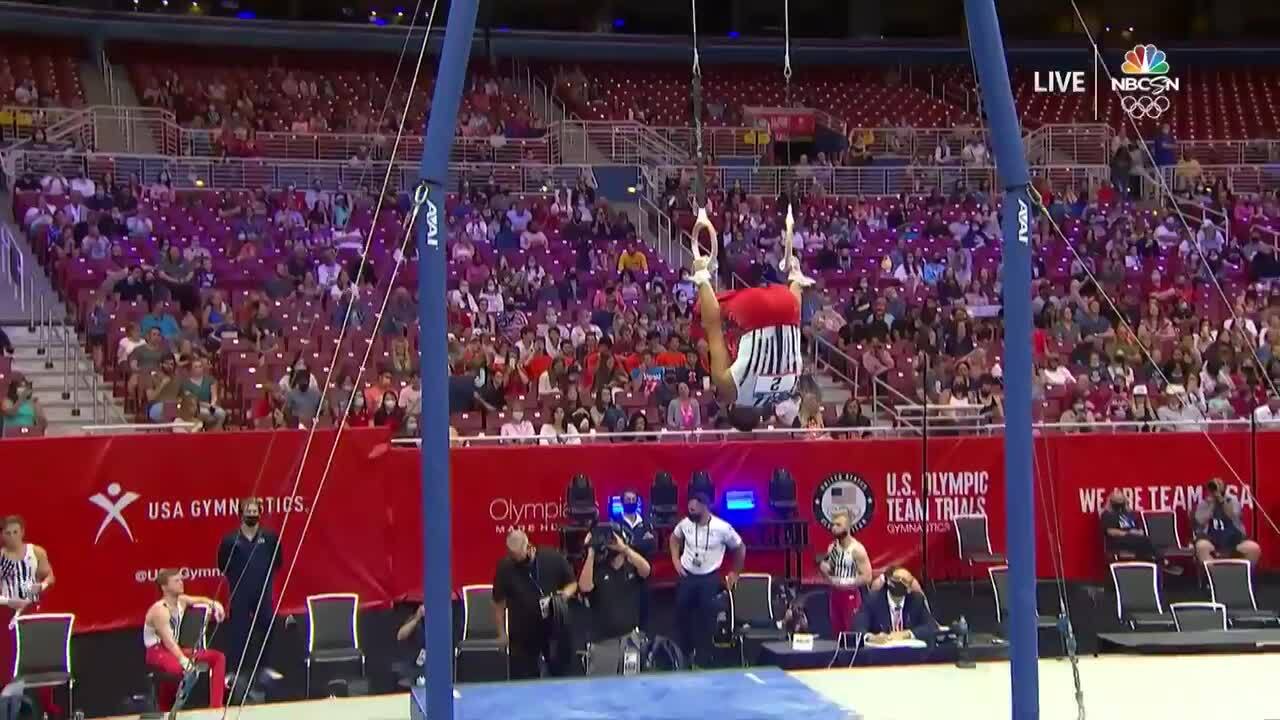 Yul Moldauer Rings Day 1 | Gymnastics U.S. Olympic Team Trials 2021