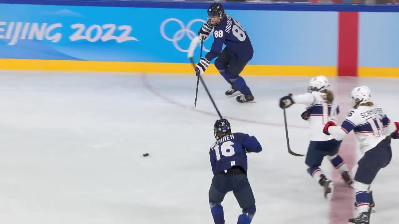 Brianna Decker Injures Leg, U.S. Women's Ice Hockey Rallies Behind Her For Silver | Ice Hockey | Beijing 2022