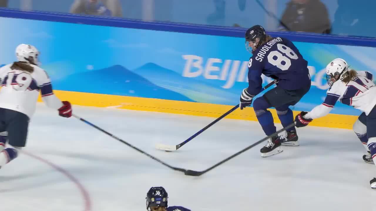 Brianna Decker Injures Leg, U.S. Women's Ice Hockey Rallies Behind Her For Silver | Ice Hockey | Beijing 2022