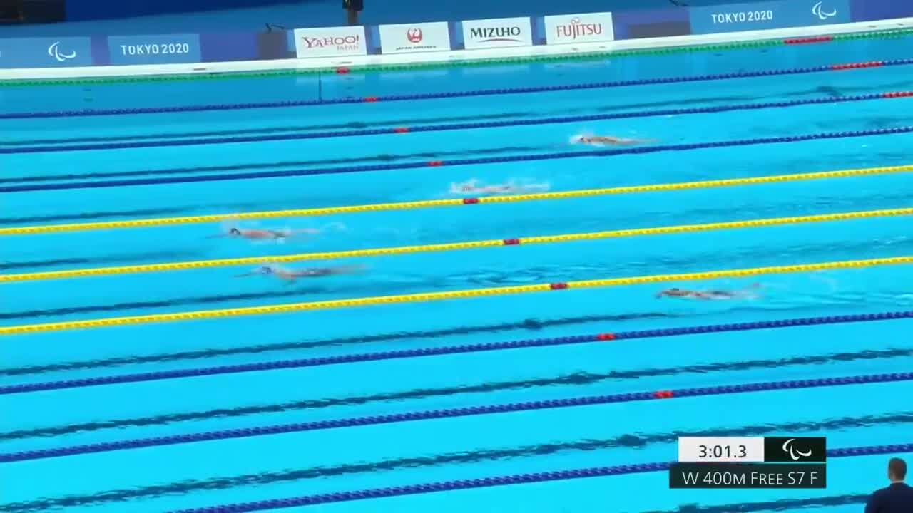 McKenzie Coan Defends Her Gold Medal in the Women's 400-Meter Freestyle S7 | Para Swimming | Tokyo 2020