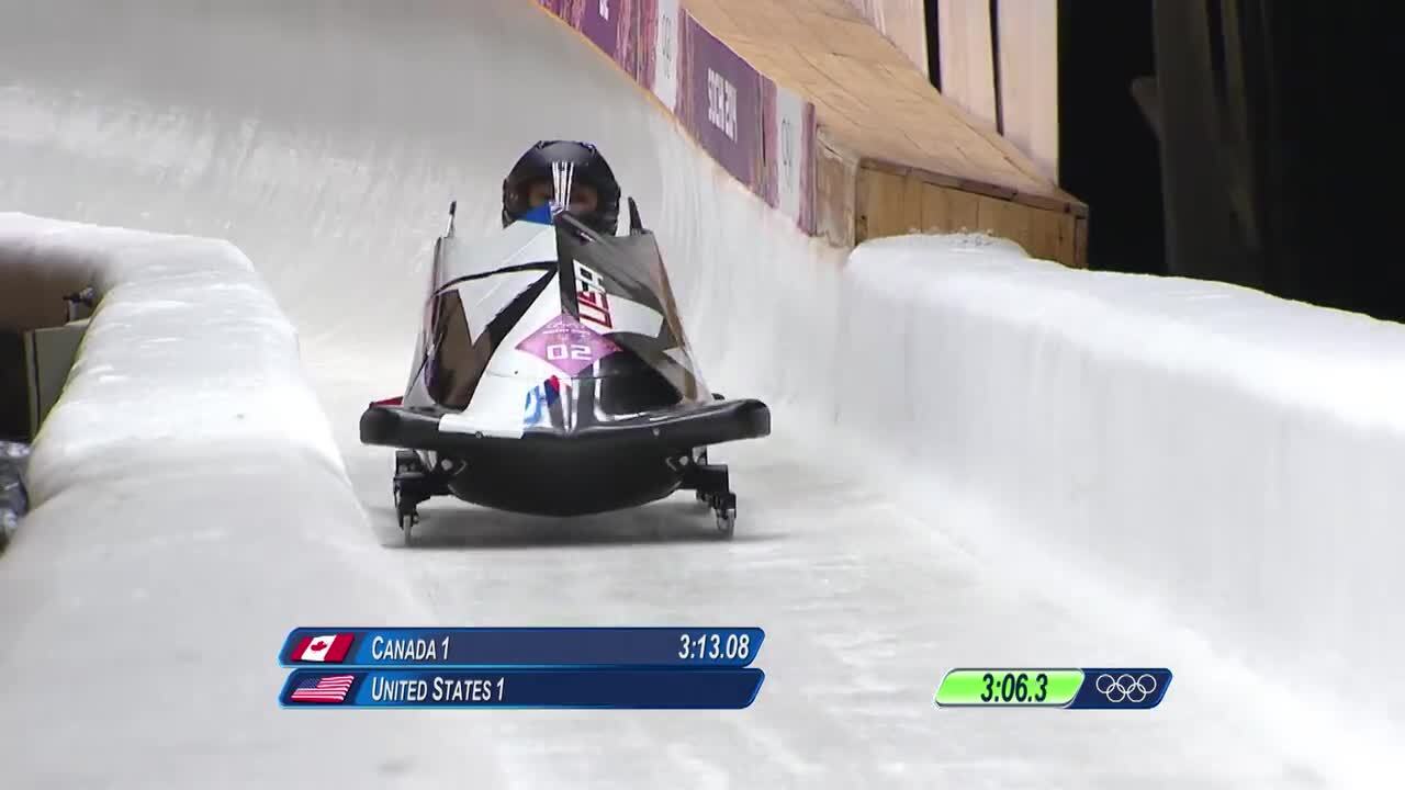 Elana Meyers Taylor Claims Silver in the 2-Woman Finals | Bobsled | Sochi 2014
