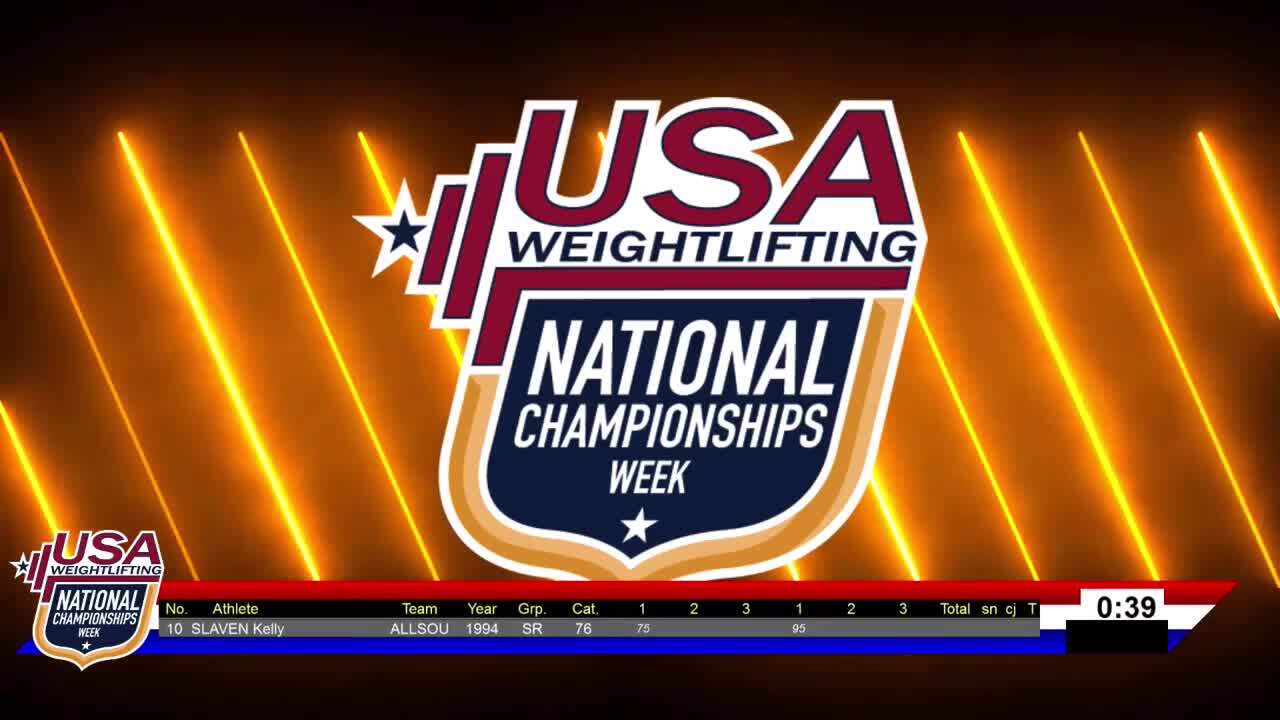 21 Nationals Session 10 Blue F 71kg 76kg