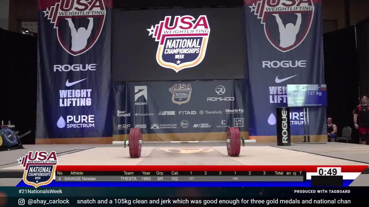 21 Nationals Session 9 White M 102kg B