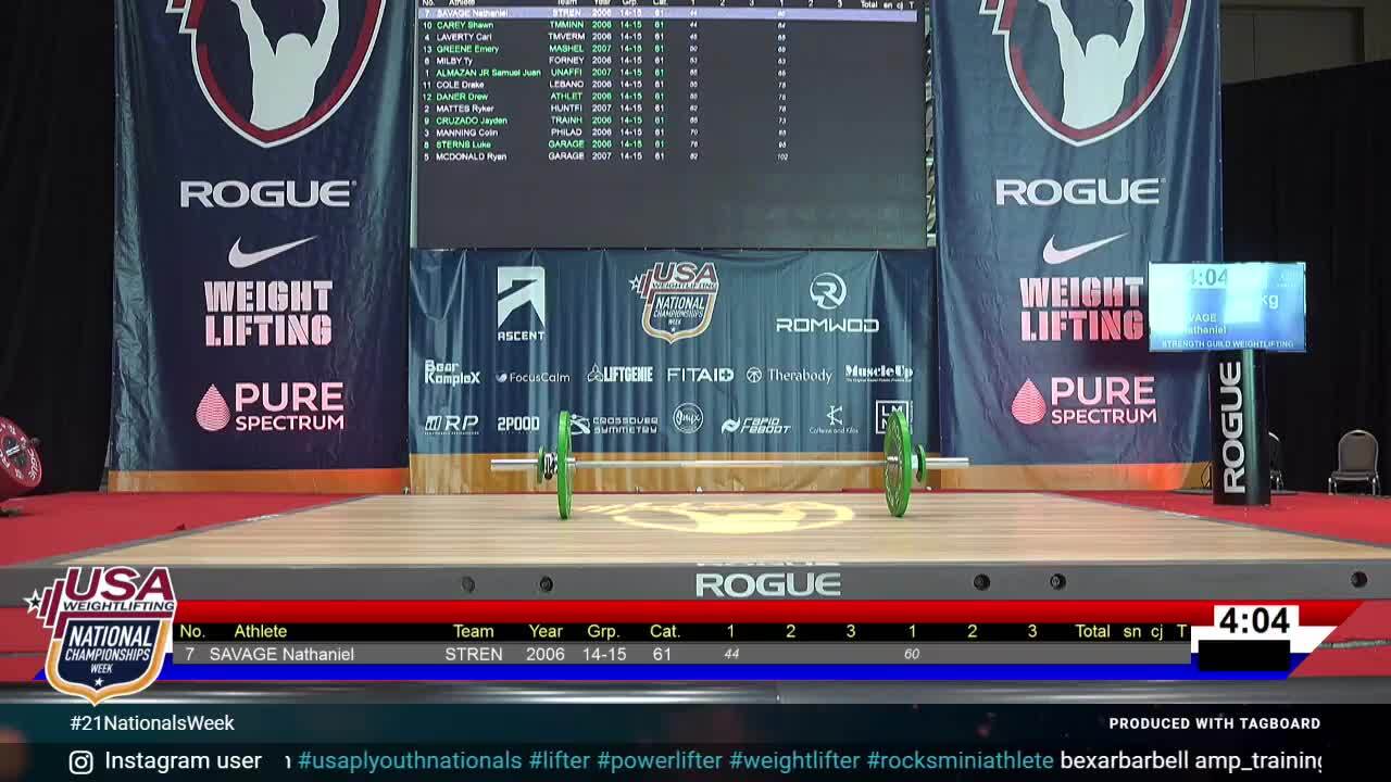 21NYC Session 8 Red M 14-15 61kg