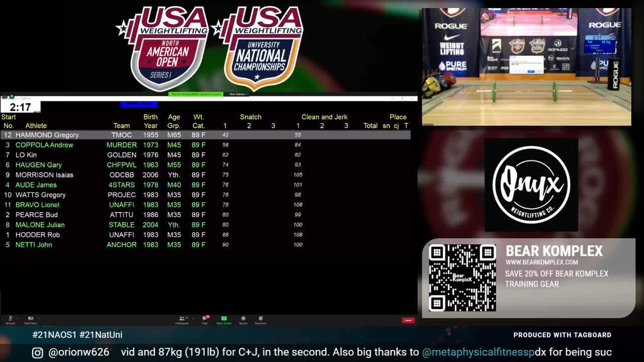 21 NAOS1 NUC M 89kg F