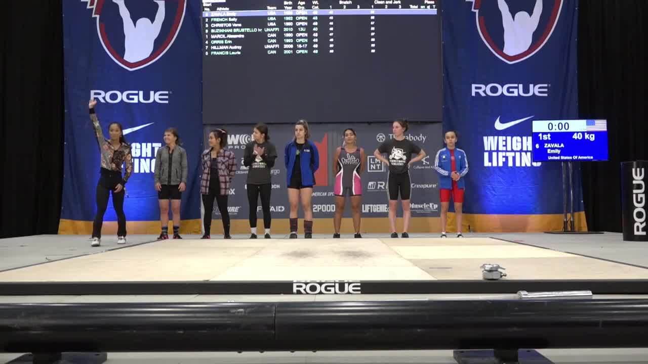 22NAOS2 Women's 40kg/45kg/49kg