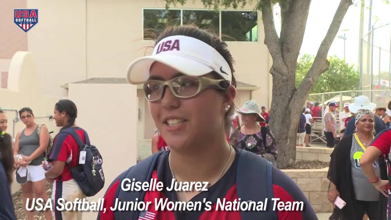 2017 WBSC JWWC - USA Softball JWNT vs Japan