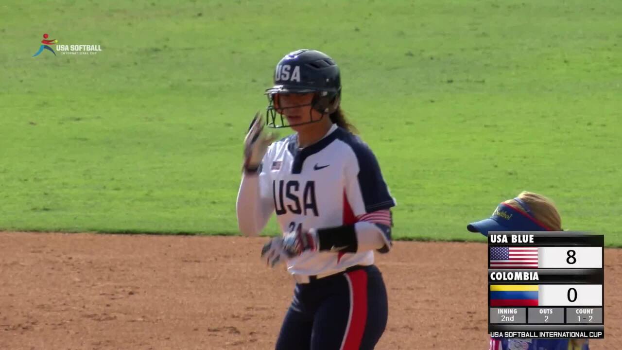 USA Softball International Cup - USA Blue vs Colombia