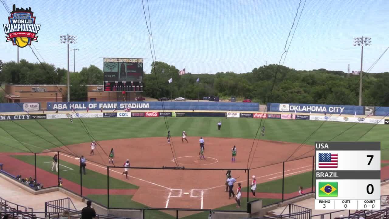 WBSC JWWC - USA vs Brazil