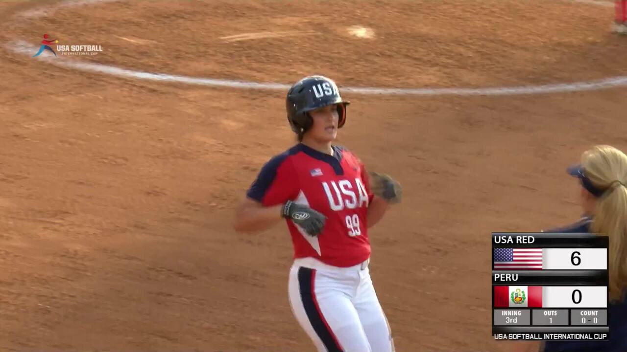 USA Softball International Cup - USA Red vs Peru