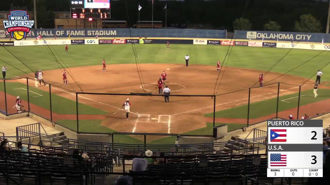 WBSC JWWC - USA vs Puerto Rico