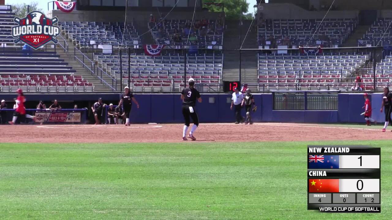 World Cup of Softball XI: USA vs China