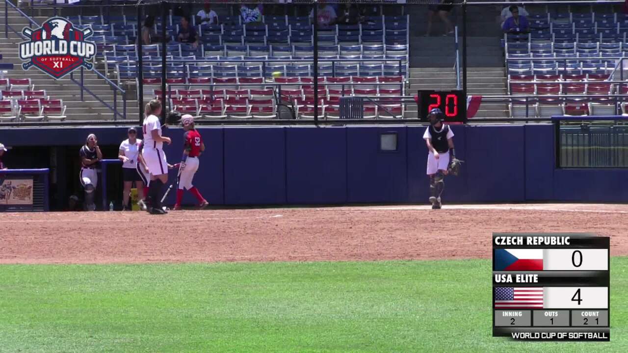 World Cup of Softball XI - USA Elite vs Czech Republic
