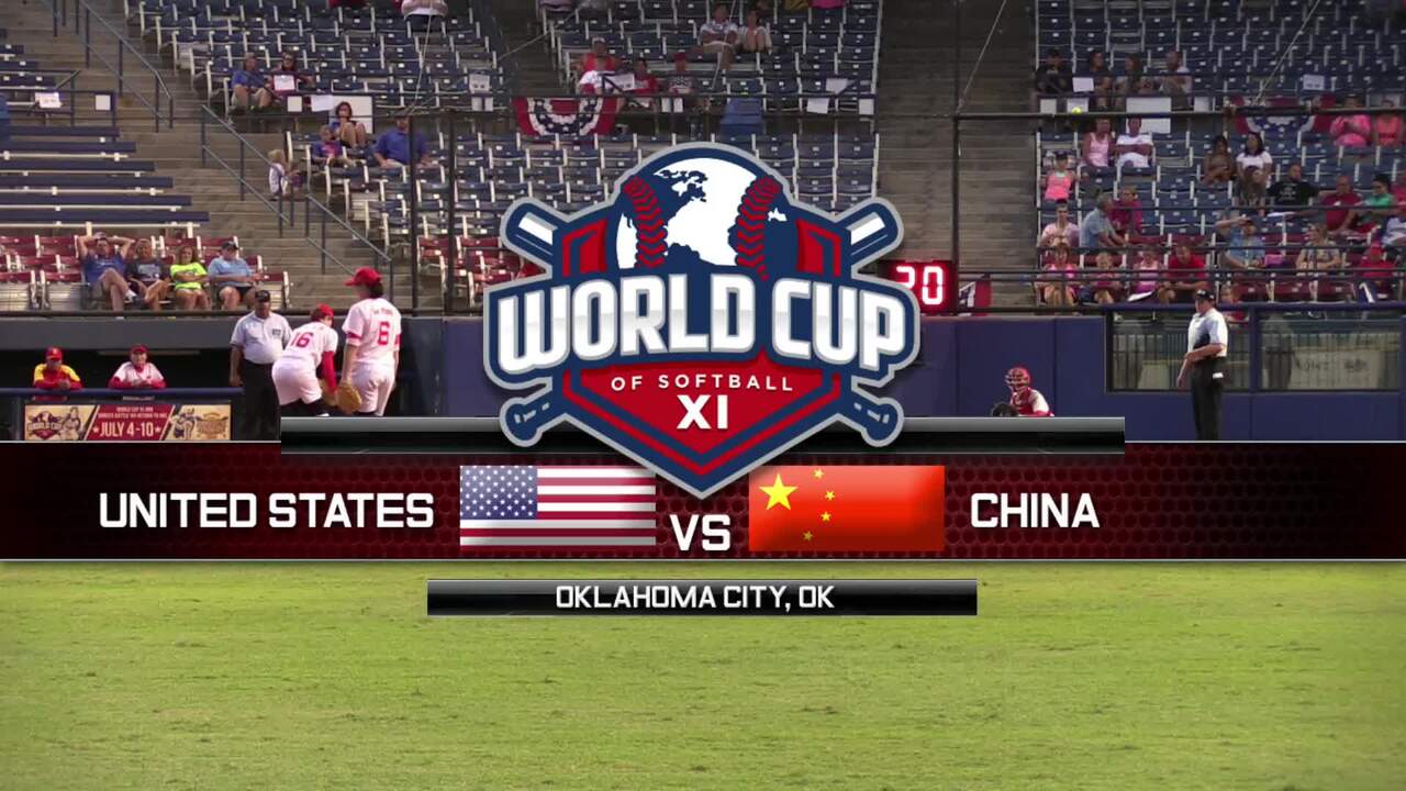 World Cup of Softball XI: USA vs China