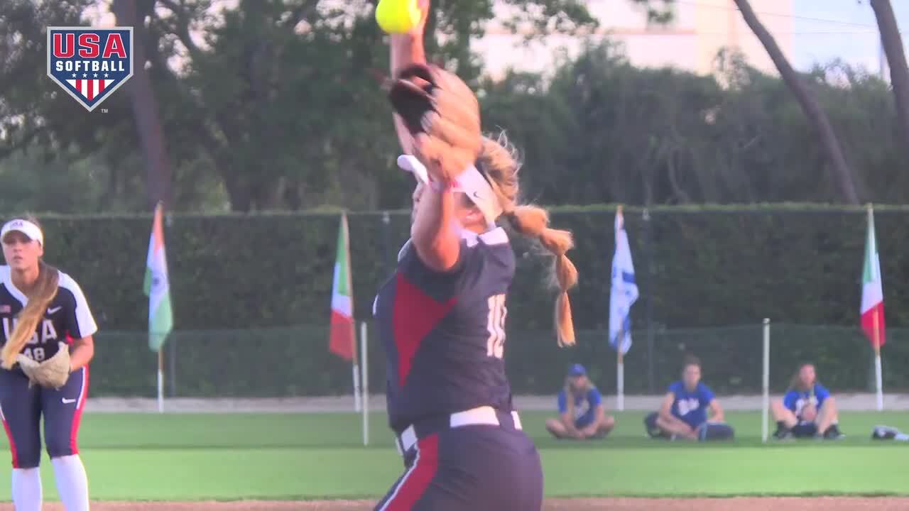 2017 WBSC JWWC - USA Softball JWNT vs Puerto Rico