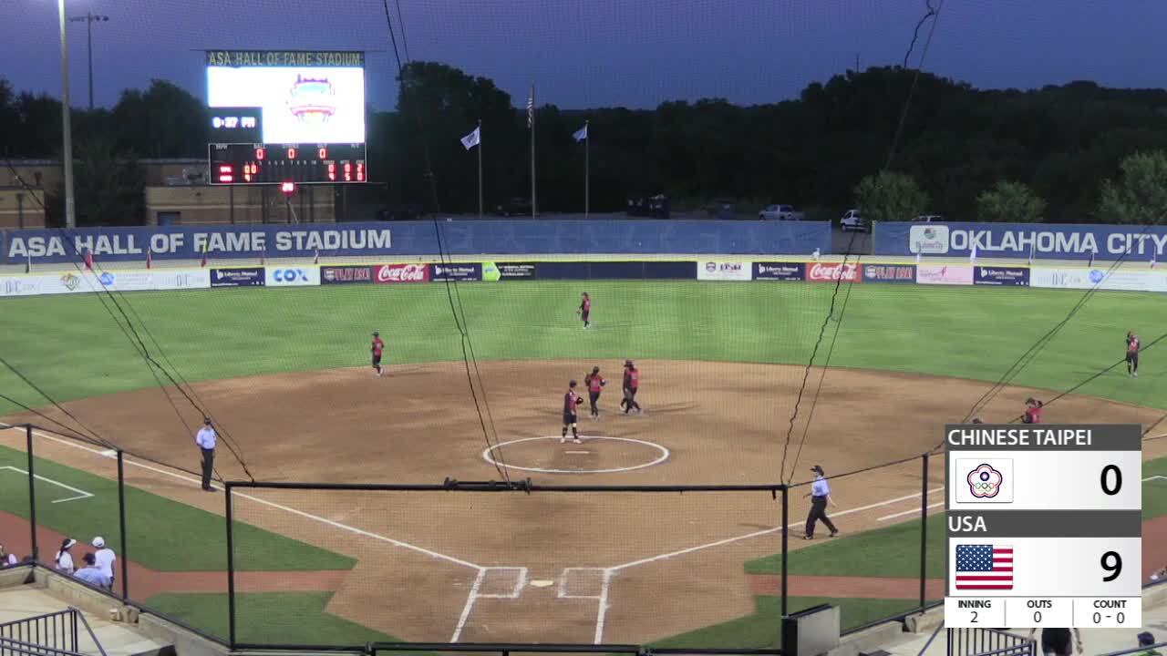WBSC JWWC - USA vs Chinese Taipei