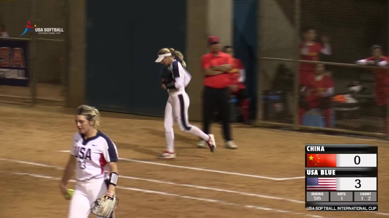 USA Softball International Cup Bronze Medal Game - USA Blue vs China