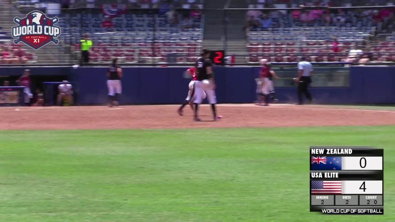 World Cup of Softball XI: USA Elite vs New Zealand