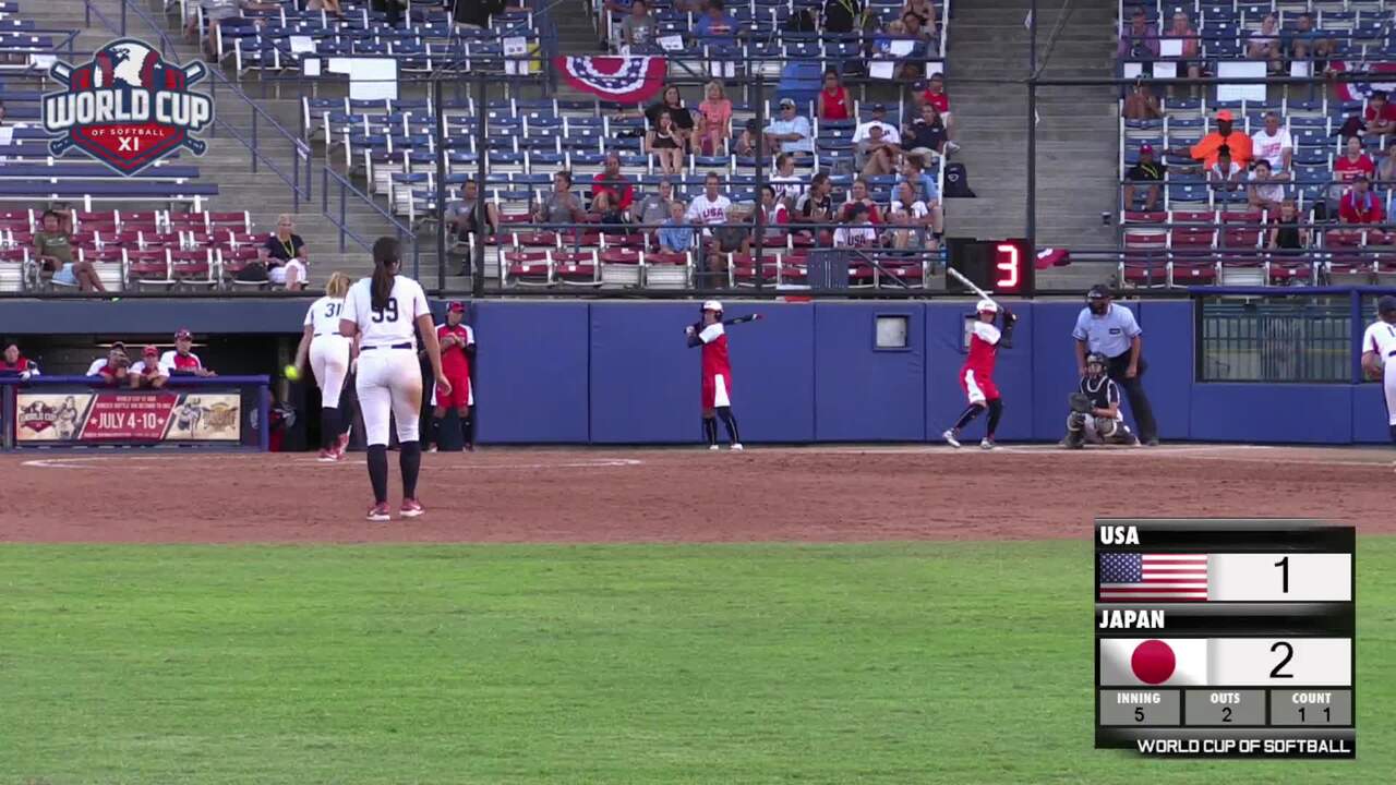 World Cup of Softball XI: USA vs Japan - Gold Medal Game Part 2