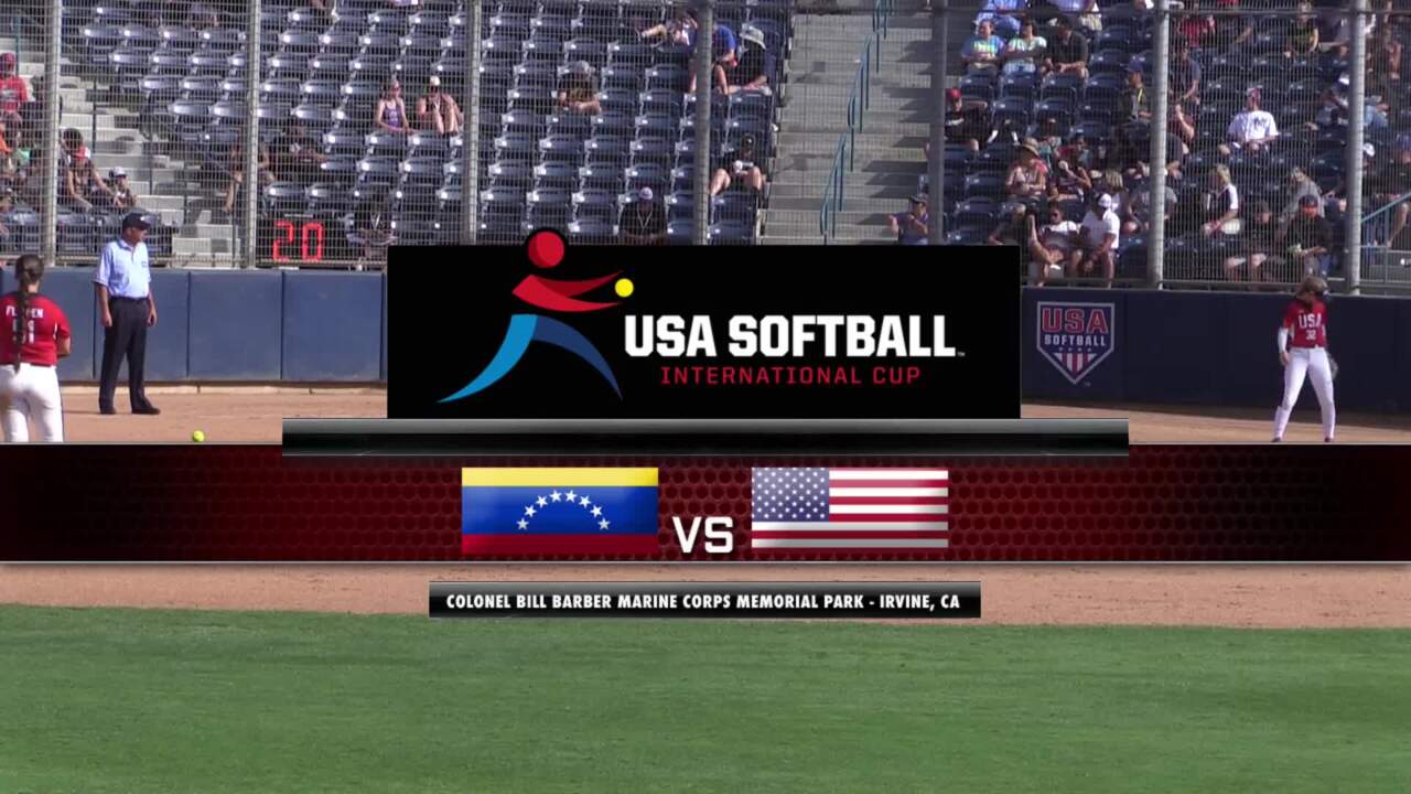 USA Softball International Cup - USA Blue vs Venezuela