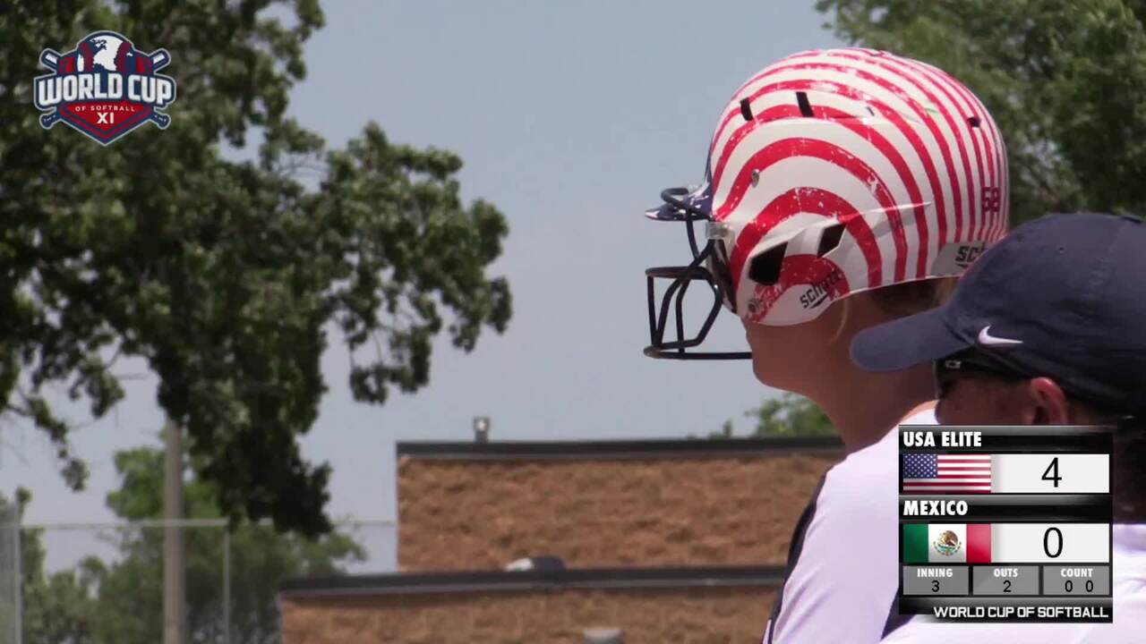 World Cup of Softball XI - USA Elite vs Mexico