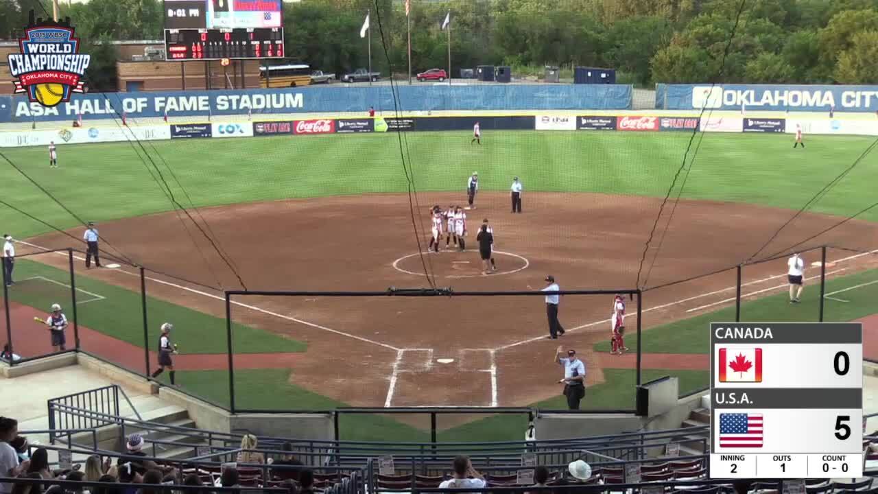 WBSC JWWC - USA vs. Canada