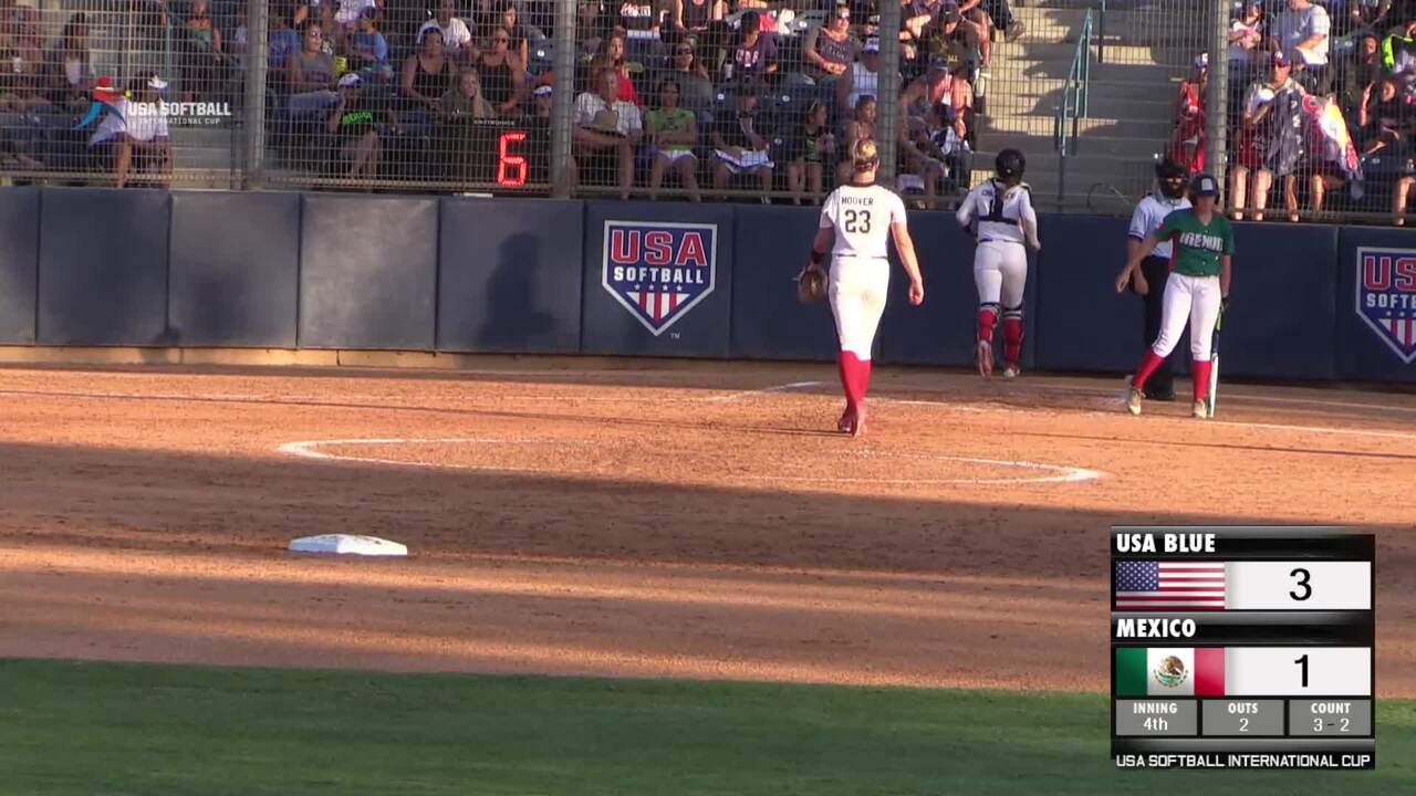 USA Softball International Cup - USA Blue vs Mexico