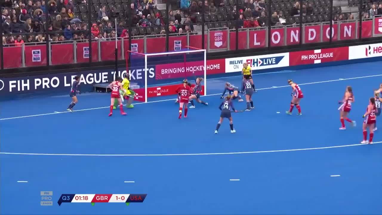 2019 FIH Pro League: USWNT vs. Great Britain Highlights