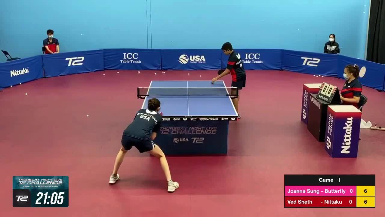 table tennis live match today