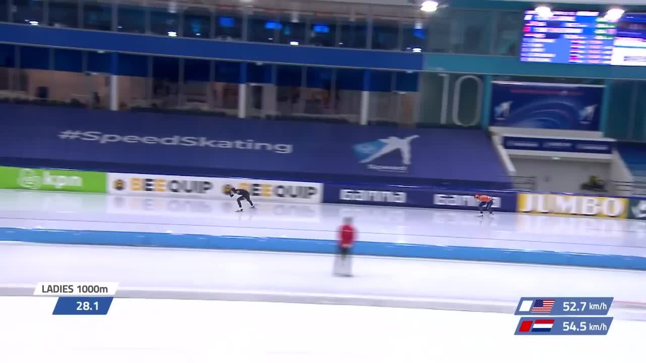 WC1 Brittany Bowe GOLD 1000m