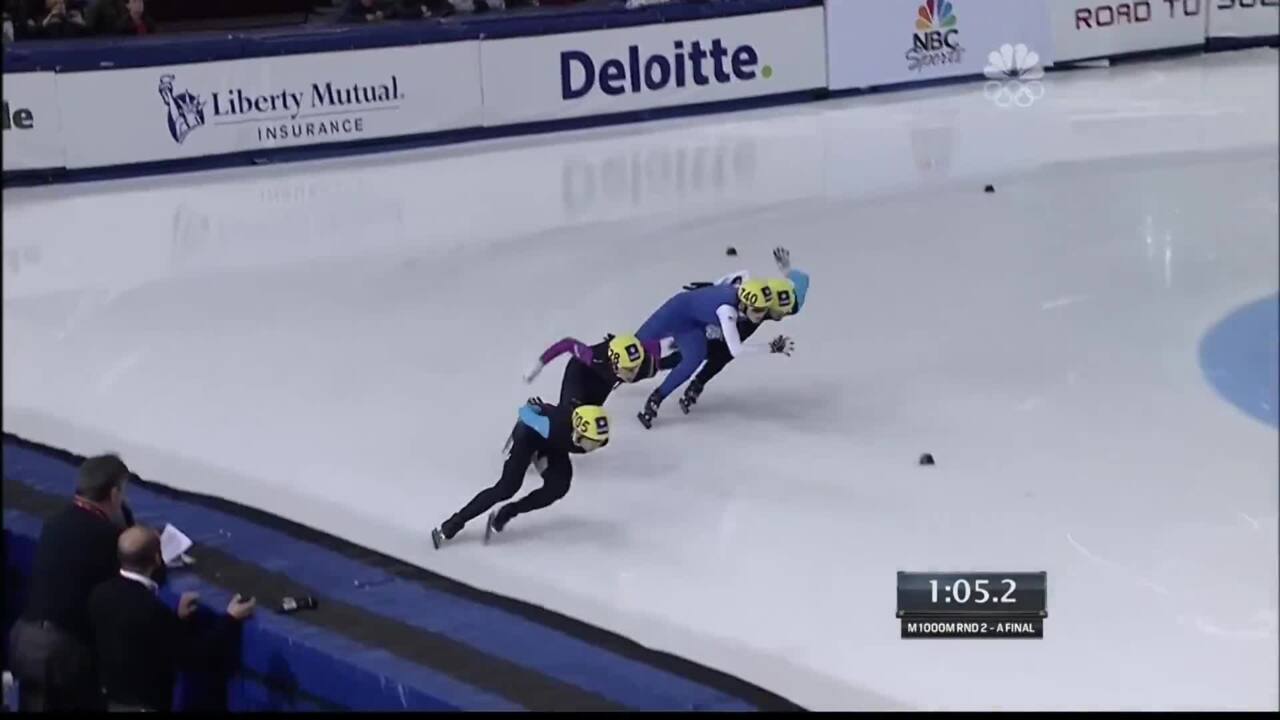 Celski Qualifies For 3rd Event At Sochi | U.S. Olympic Trials Short Track Speedskating