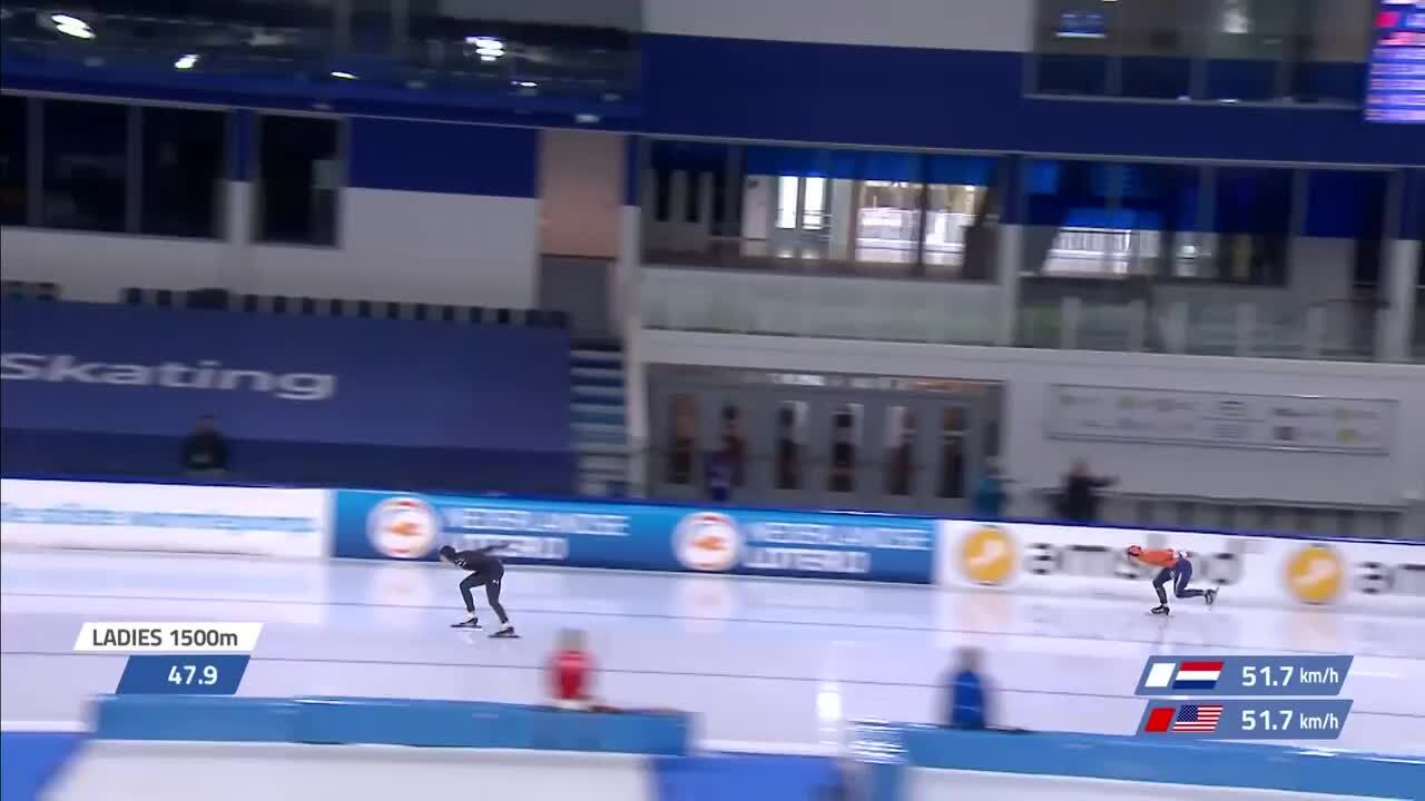 Brittany Bowe 1500m GOLD WC2