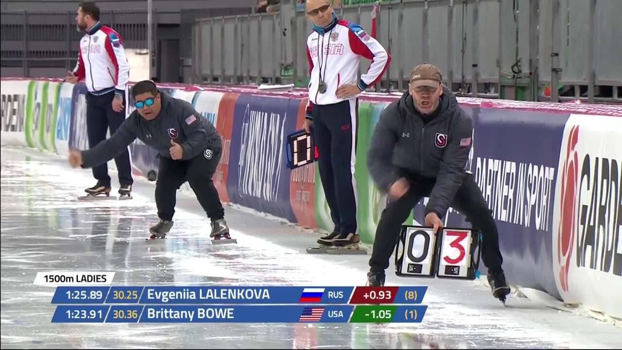 Brittany tops the podium in the 1500m in Hamar