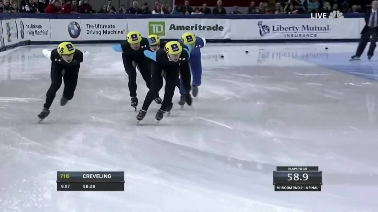 J.R. Celski Cruises To Victory In The 1,500m | U.S. Olympic Trials Short Track Speedskating