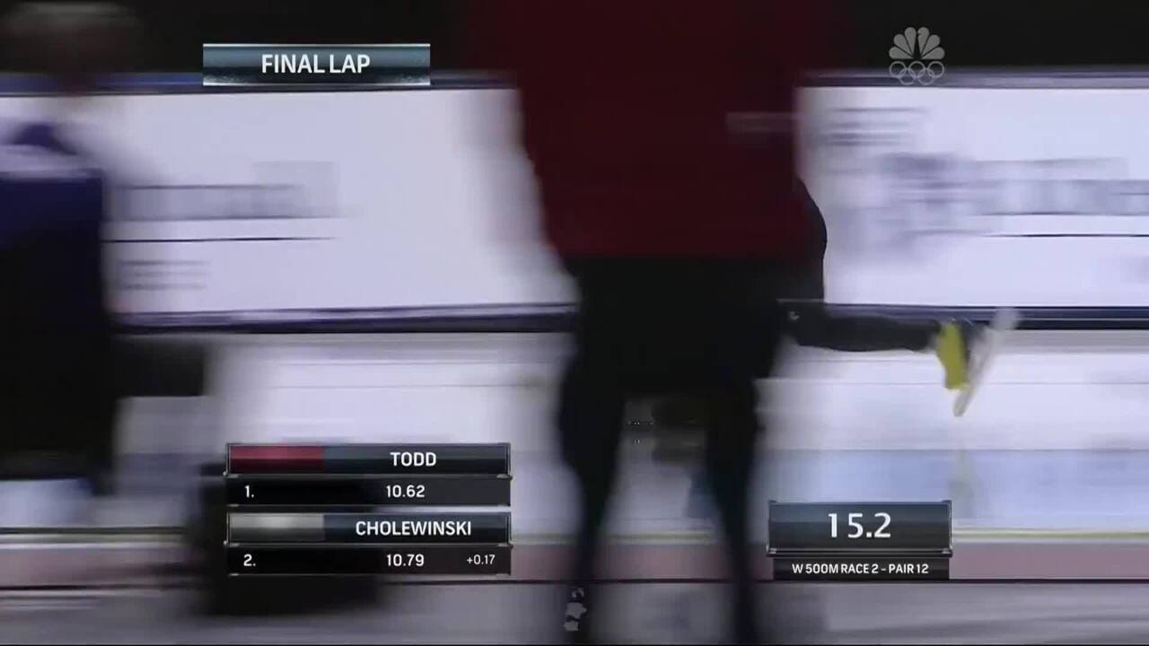 Richardson And Bowe Go One-Two In The 500m | 2014 U.S. Olympic Trials Speed Skating