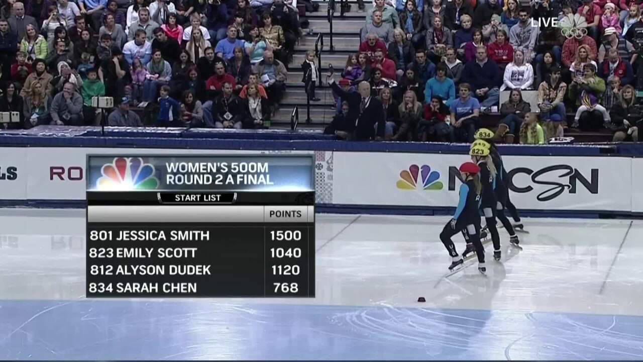 Jessica Smith Grabs Her Second Win At The Trials | U.S. Olympic Trials Short Track Speedskating