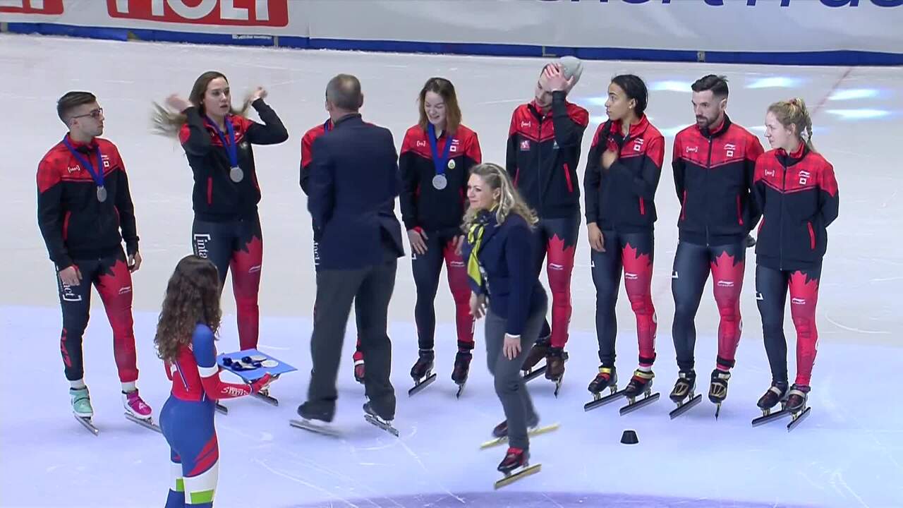Mixed Relay Bronze Medal Ceremony--WC5