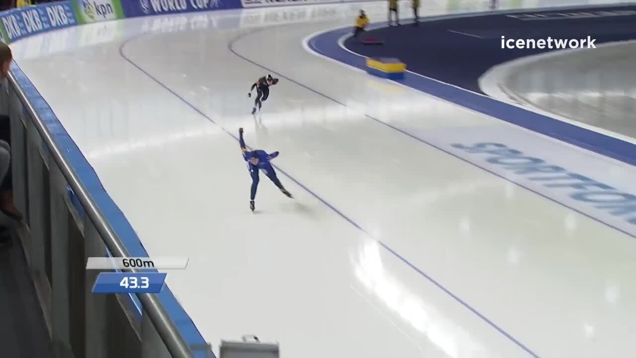 2016-17 World Cup Berlin Heather Bergsma 1000m Gold