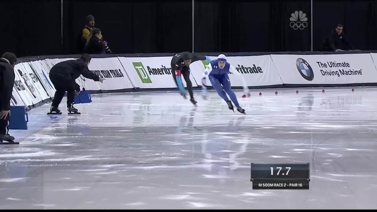 Mitchell Whitmore Takes The Men’s 500m | 2014 U.S. Olympic Trials Speed Skating