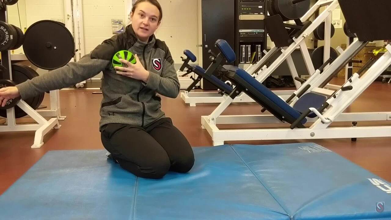 Foam Rolling Anterior Shoulder