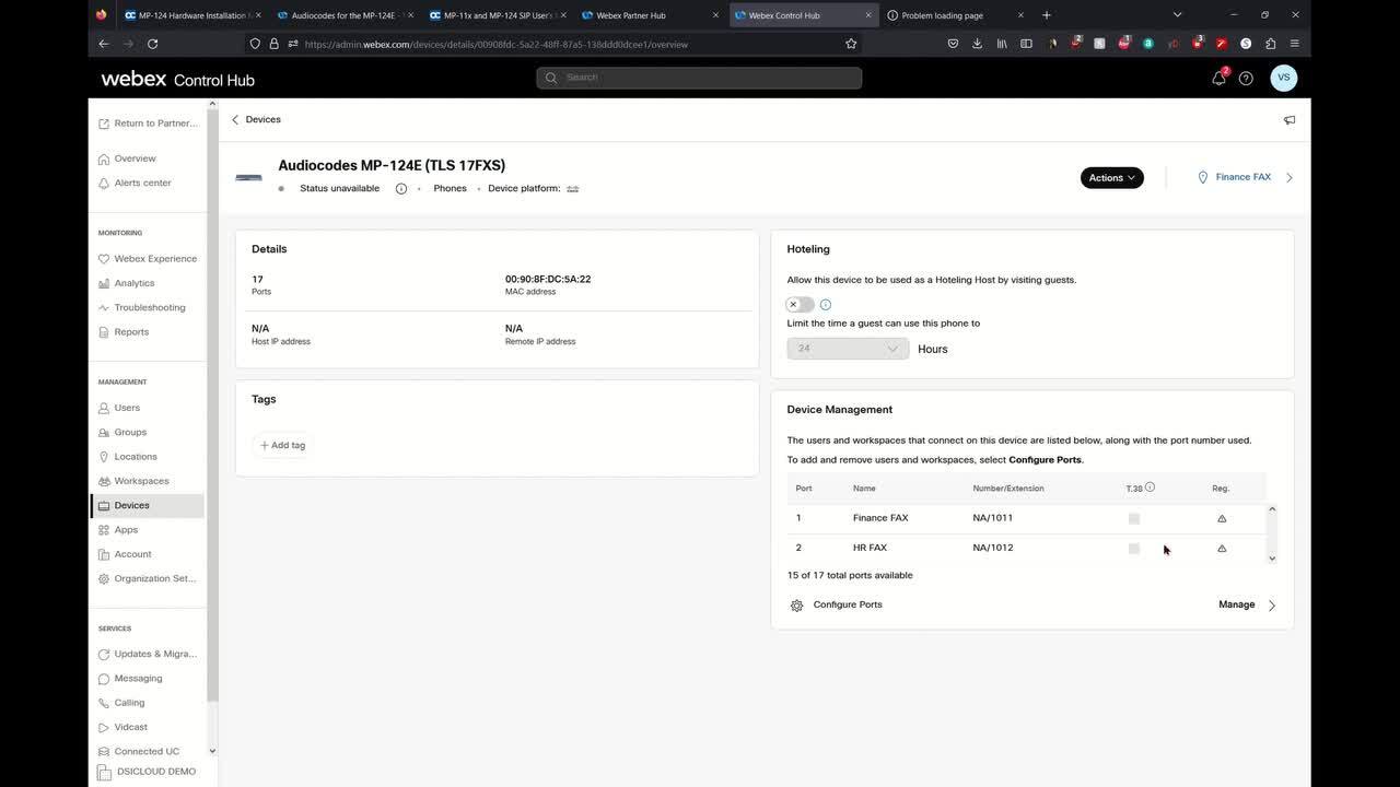VoIP Gateway | AudioCodes MP-118 | 8 Port FXO, image size:1280x720