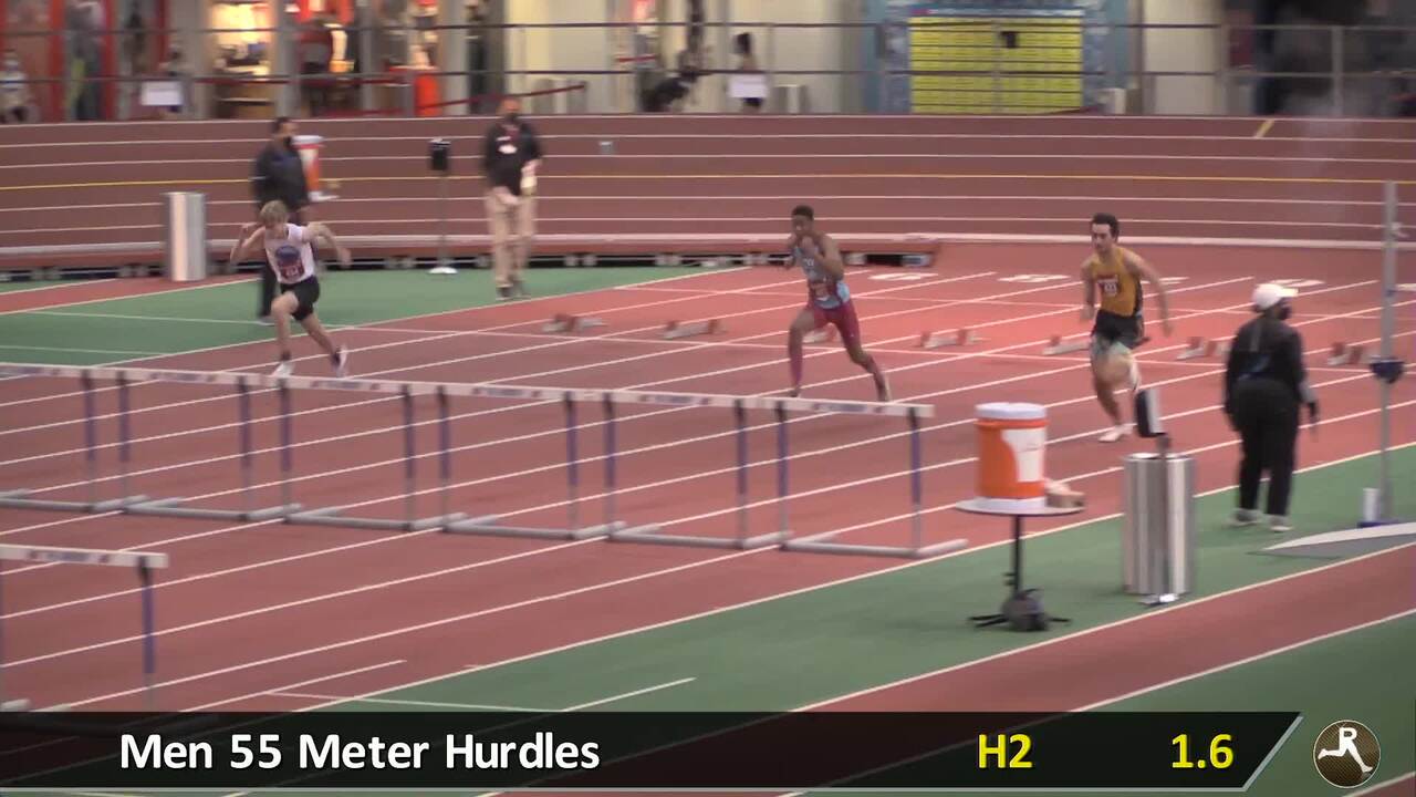 Videos Men's 55m Hurdles Prelim Heat 1 Armory