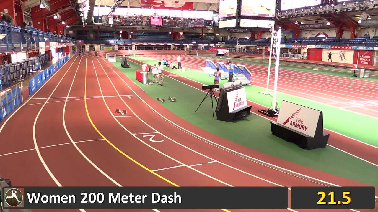 Videos Women's 200m Section 2 Armory Trials 1 2020