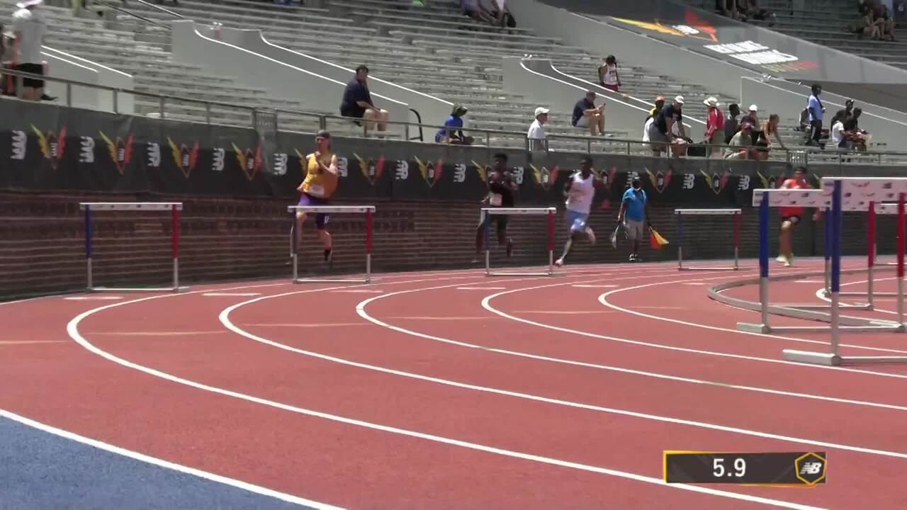 New Balance Nationals Outdoor Videos Boys 400m Hurdles Rising Stars