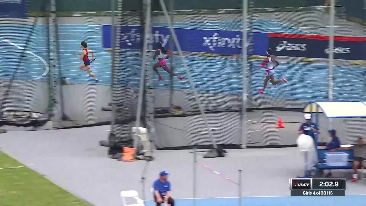 Videos - Girls 4x400m Relay High School - USATF NYC Grand Prix 2023