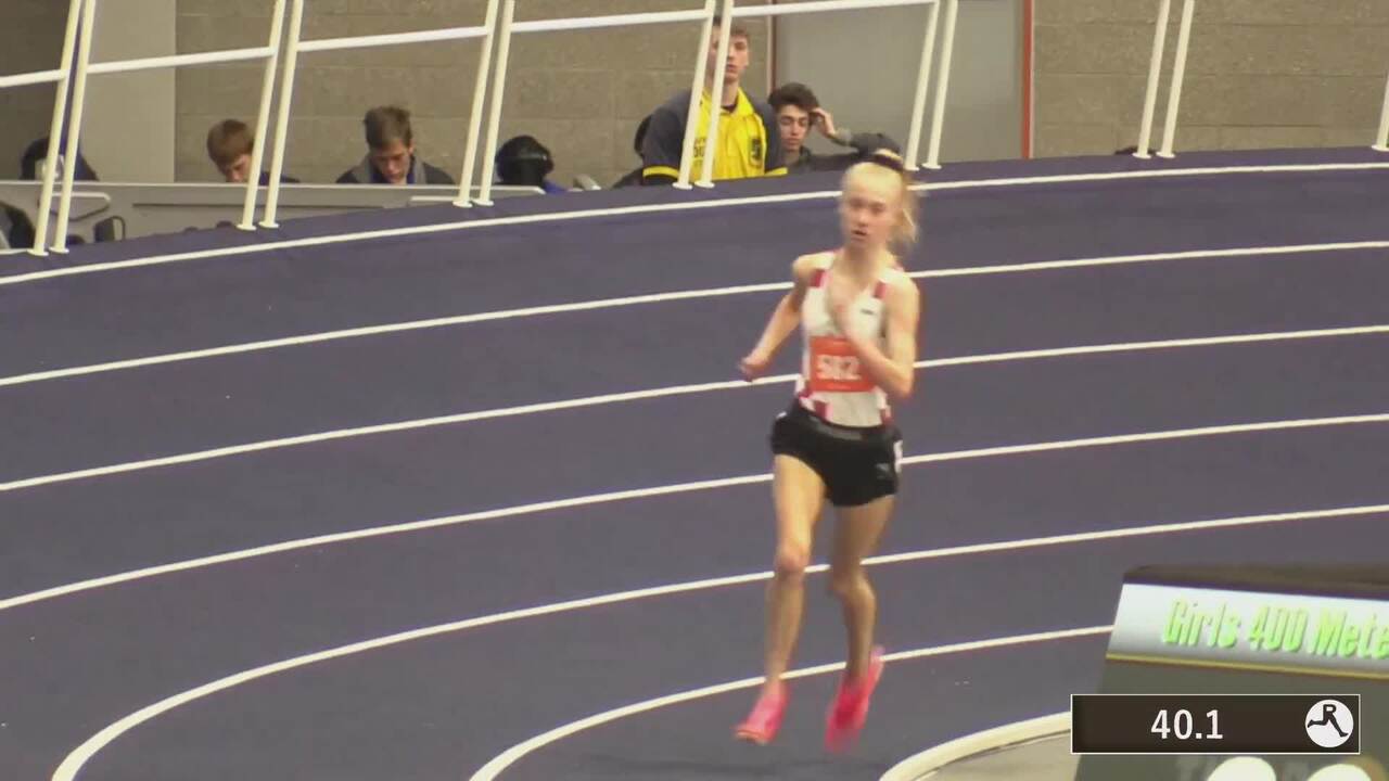 Spokane High School Invitational Videos Girls 400m Section 20