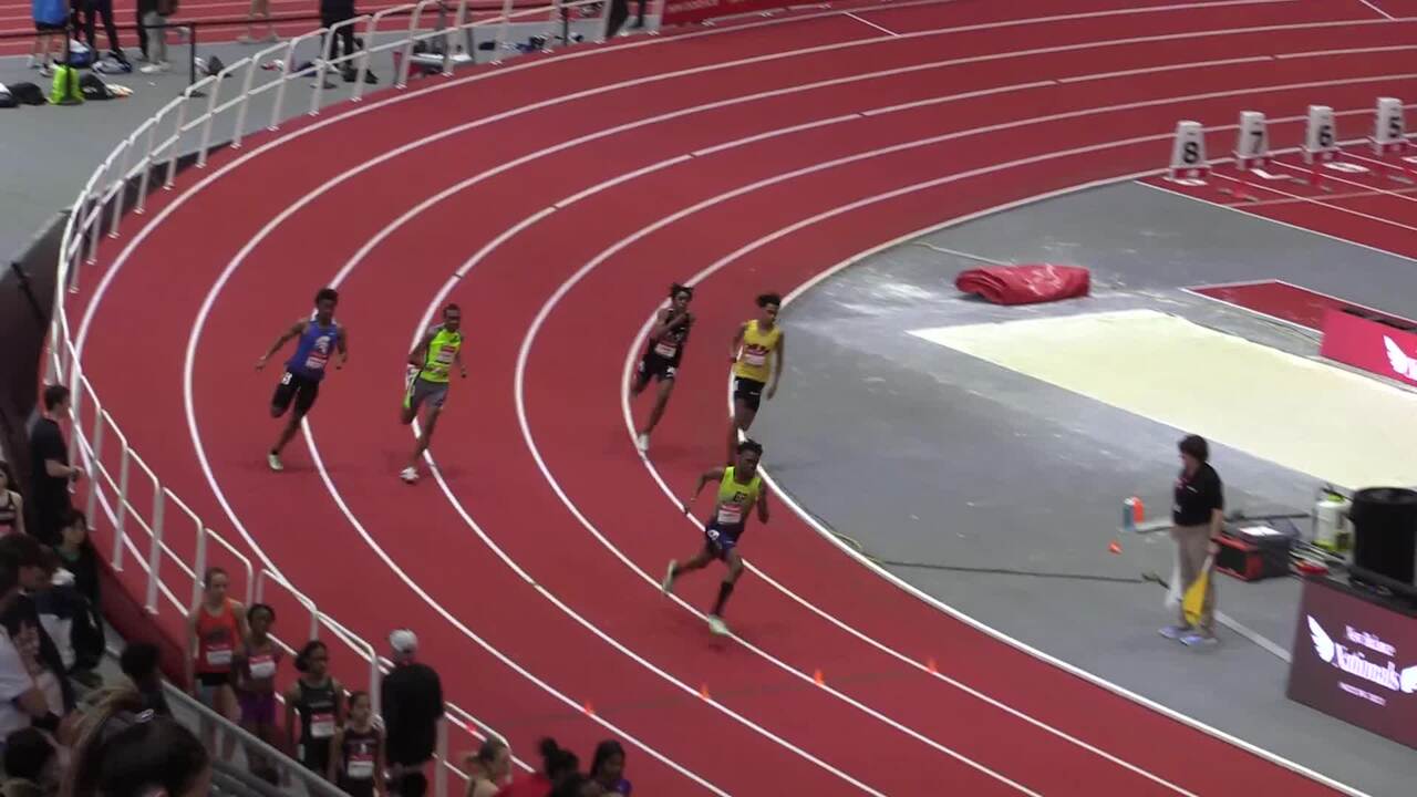 New Balance Nationals Indoor Videos Boys Freshman 400m Section 10