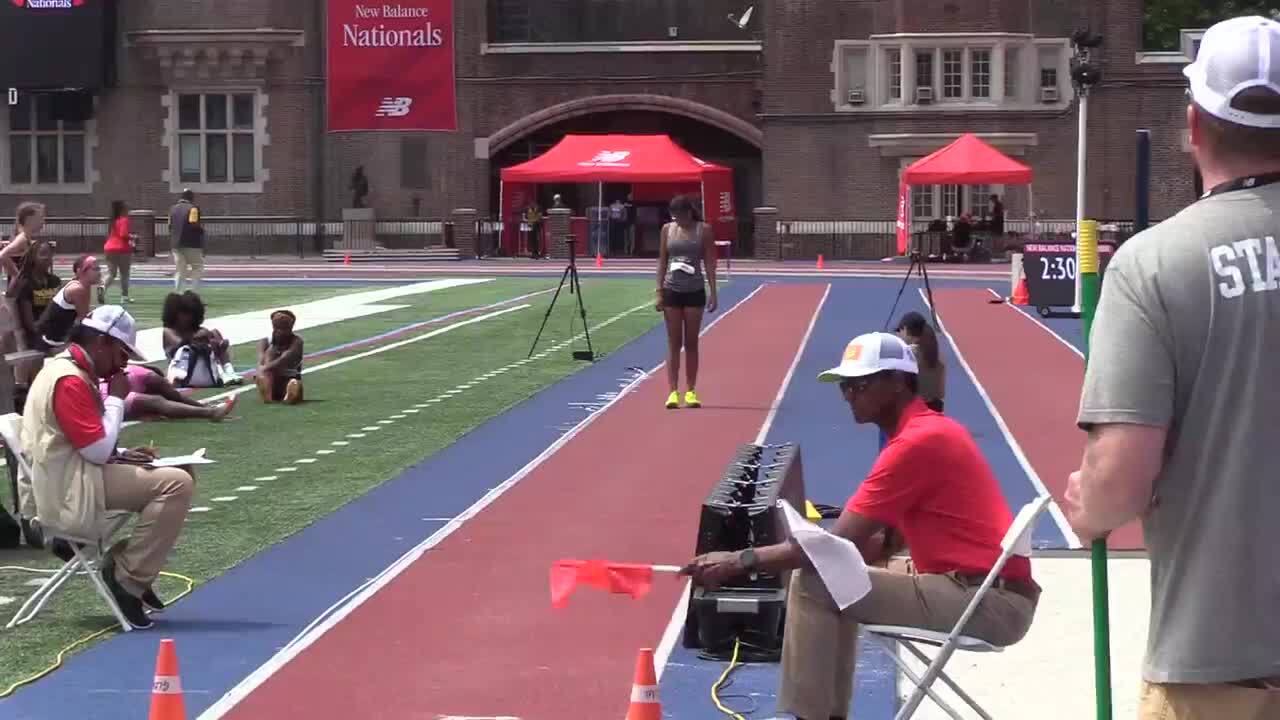 New Balance Nationals Outdoor Videos Girls Middle School Long Jump yearbooks-2023-yearbooklife