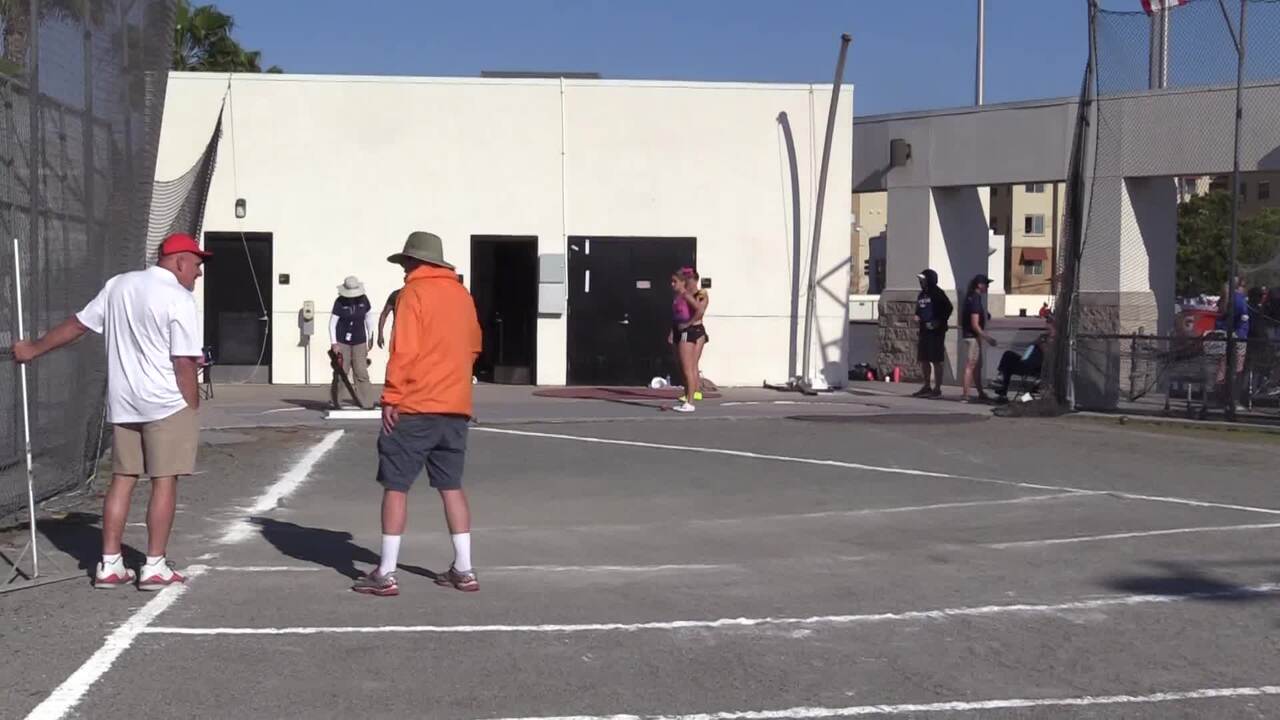 San Diego State Aztec Invitational Videos Women's Heptathlon Shot