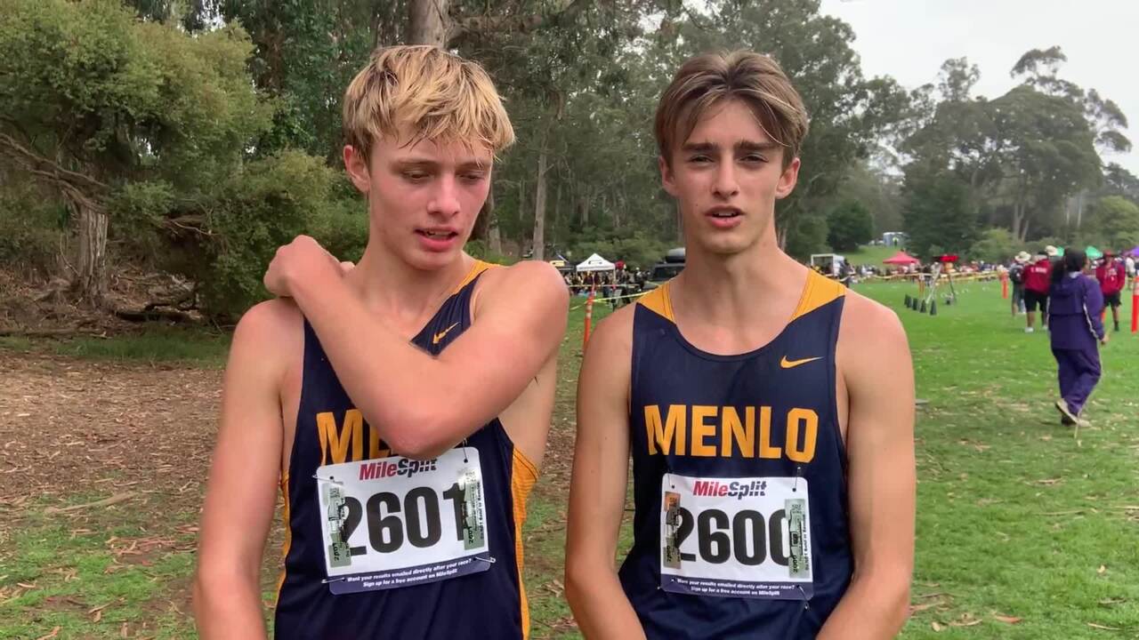 Lowell Cross Country Invitational Videos Justin Pretre and Landon